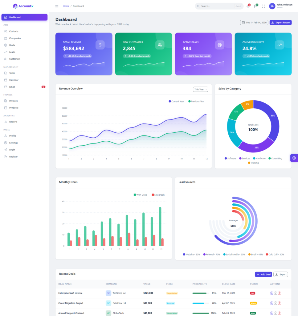 Light Sidebar