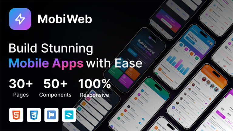 MobiWeb – Premium Mobile-First PWA Template - Premium Template