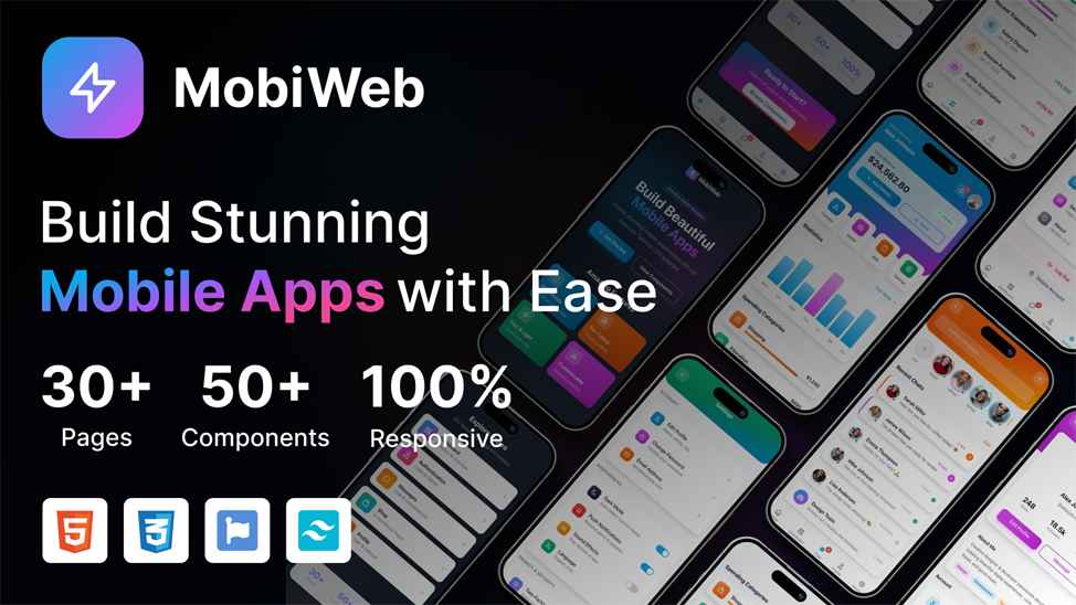 MobiWeb – Premium Mobile-First PWA Template - Premium Template