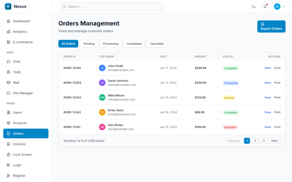 Orders