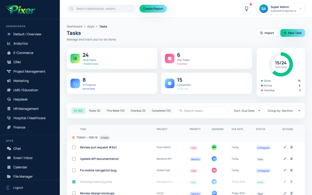 Tasks / To-Do