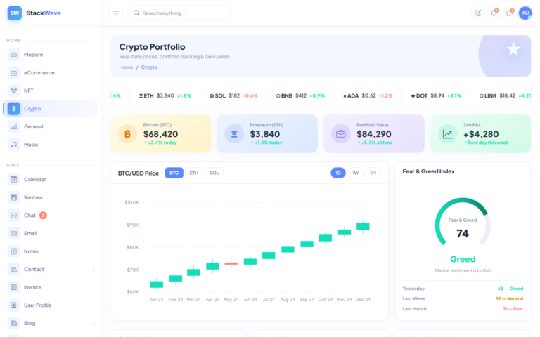 Crypto Dashboard