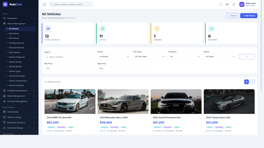 Vehicle Management