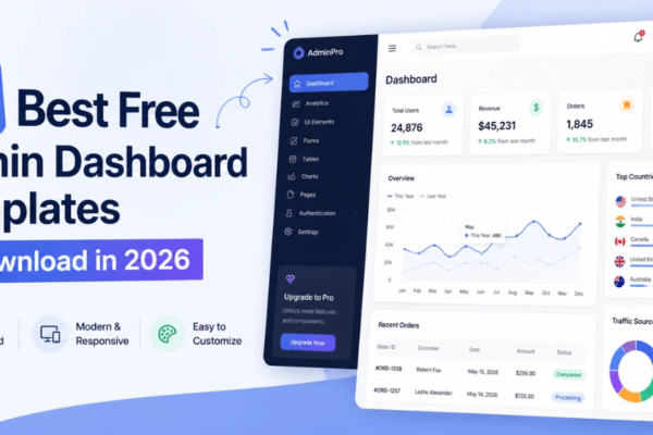 15 free admin panel templates 1