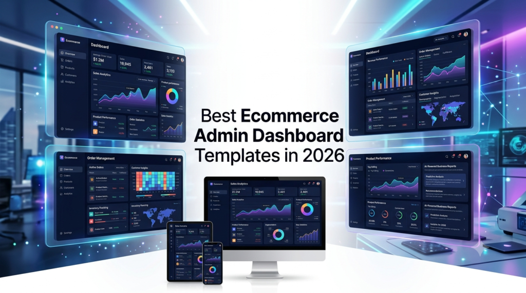 Best Ecommerce Admin Dashboard Templates in 2026