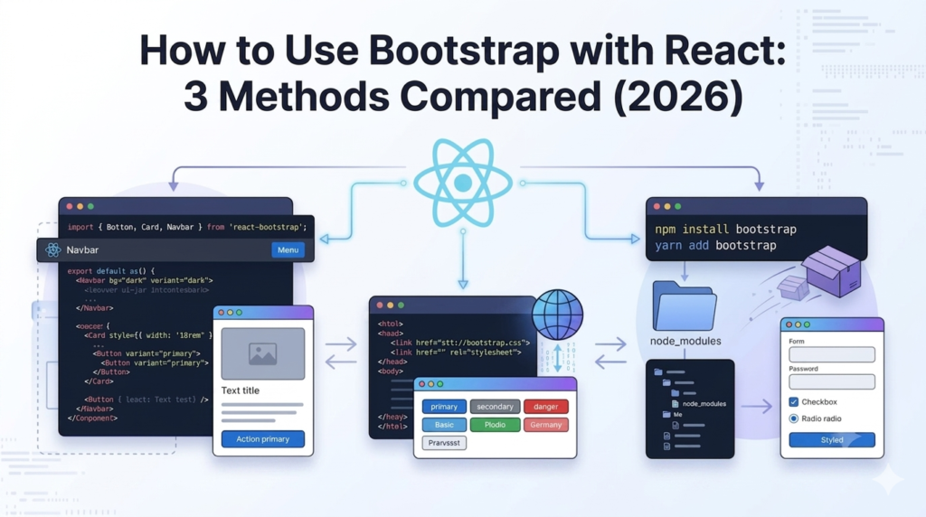 How to Use Bootstrap with React: 3 Methods Compared (2026)