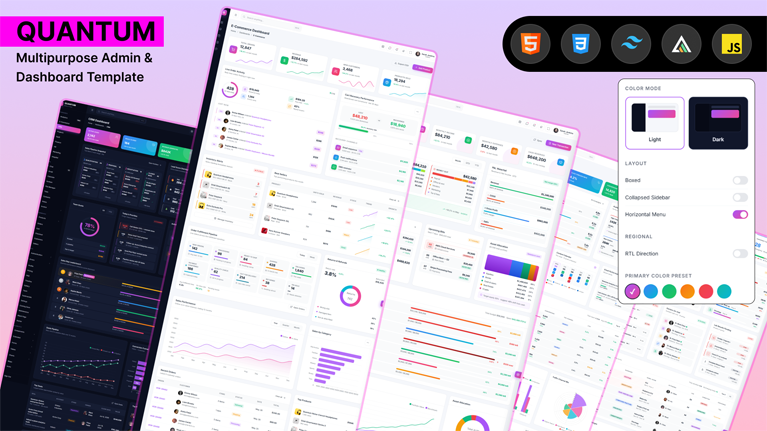 Quantum Admin – Premium Tailwind CSS v4 Admin & Dashboard Template