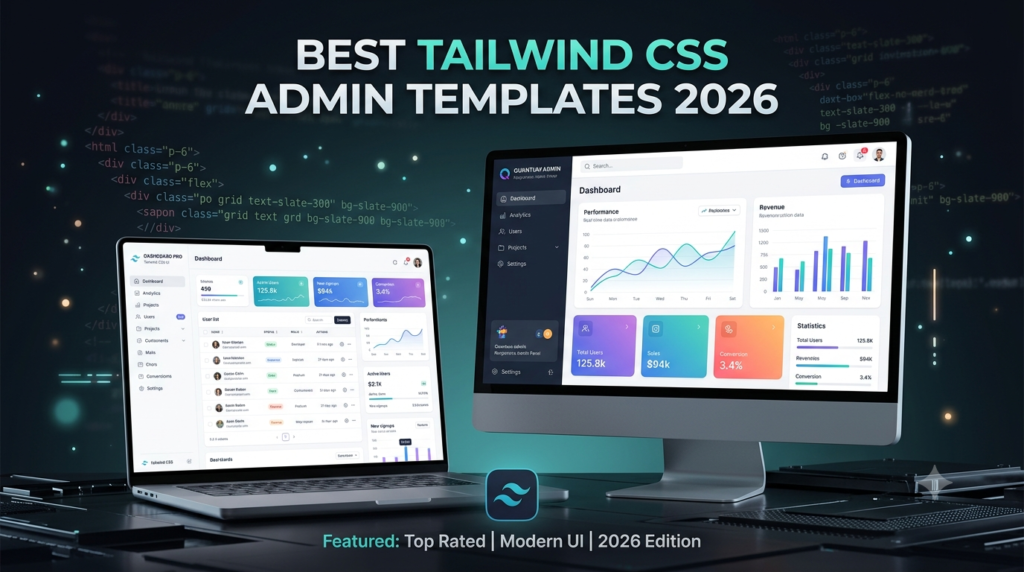 Best Tailwind CSS Admin Templates 2026