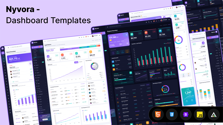Nyvora – Premium Bootstrap 5 Admin Dashboard Template