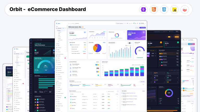 Orbit – Premium Bootstrap 5.3 Admin Dashboard Template