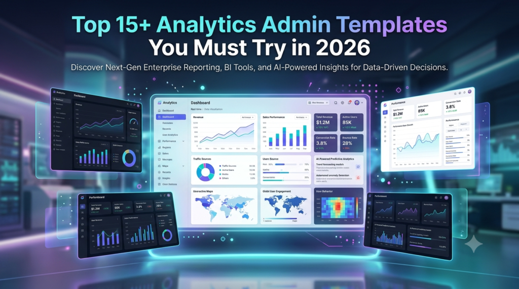 Top 15+ Analytics Admin Templates You Must Try in 2026
