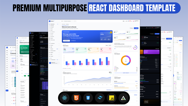 Elevate – Premium React Admin Dashboard Template