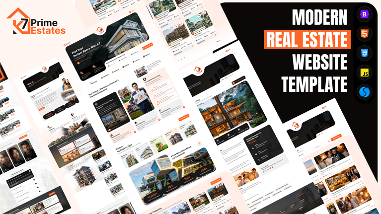 K7 Prime Estates – Modern Real Estate HTML Template