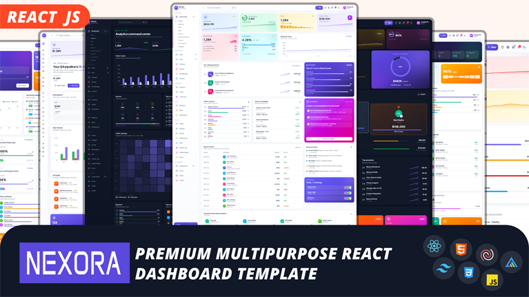 Nexora – Premium Enterprise Admin Dashboard Template