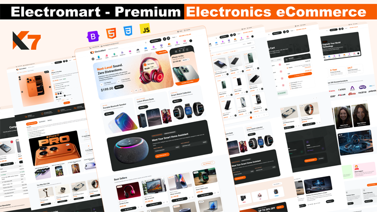 ElectroMart – Premium Electronics eCommerce HTML Template