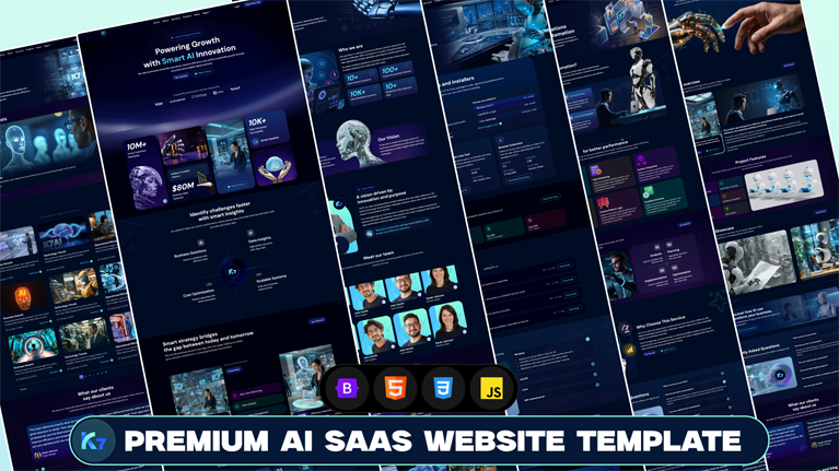 K7 Ai – Modern AI & SaaS Business HTML Template