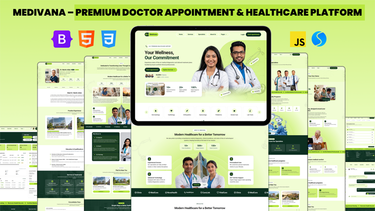 K7 Medivana – Modern Doctors, Clinic & Medical Care HTML Template
